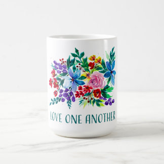 Mug Love One Another Phoebe Floral Inspirational