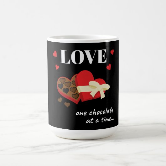 Mug Love One Chocolate at a Time Drôle Citation (Centre)