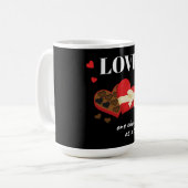 Mug Love One Chocolate at a Time Drôle Citation (Devant gauche)