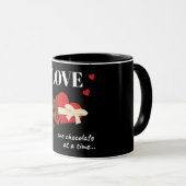 Mug Love One Chocolate at a Time Drôle Citation (Devant droit)