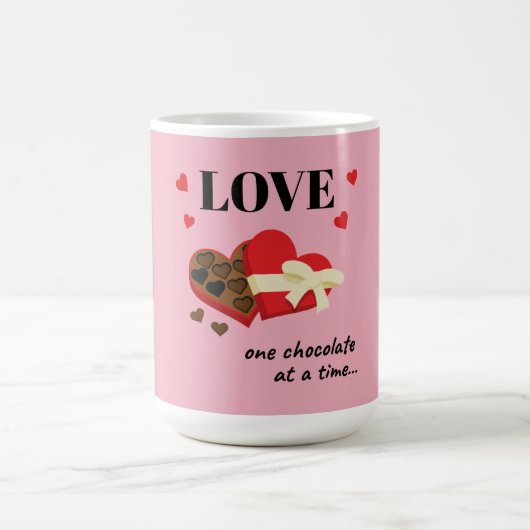 Mug Love One Chocolate at a Time Drôle Citation (Centre)