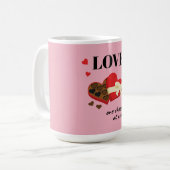 Mug Love One Chocolate at a Time Drôle Citation (Devant gauche)