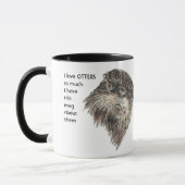 Mug Love OTTERS tellement que je me plaisante Citer Mu (Gauche)