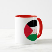 Mug Love Palestine Heart Pulse (Love Palestine Heart P (Devant droit)