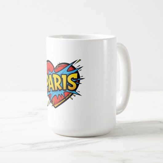 Mug Love Paris (Devant droit)