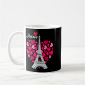 Mug Love Paris Heart Eiffel Tower Souvenir France Fren (Gauche)