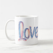 Mug Love Pastel Slogan Scribble (Gauche)