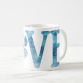 Mug Love Paw Blue (Devant droit)