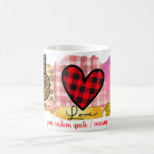 Mug Love Peace Yorkshire Ter Valentine's Day Amoureux (Centre)