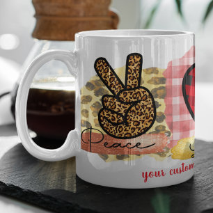 Mug Love Peace Yorkshire Ter Valentine's Day Amoureux 