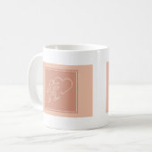 MUG LOVE (PEACH) (Devant gauche)