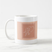 MUG LOVE (PEACH) (Gauche)