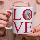 Mug Love Photo Red