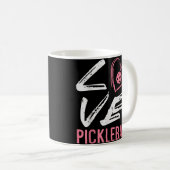 Mug Love Pickleball Coeur Pickle Ball Femmes Filles En (Devant droit)