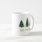 Mug Love pins bois (Devant droit)