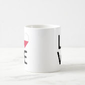 Mug Love - Pologne Drapeau (Centre)