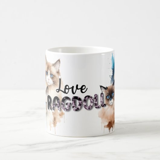 Mug Love Ragdoll Chat (Centre)