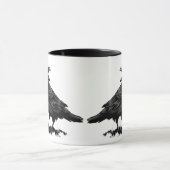 Mug Love Raven Bird (Centre)
