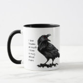 Mug Love Raven Bird (Gauche)