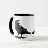 Mug Love Raven Bird (Devant gauche)