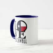 Mug LOVE Rockwall Texas (Devant gauche)