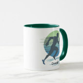 Mug Love Running Marathon Compétitive Runner Custom (Devant droit)