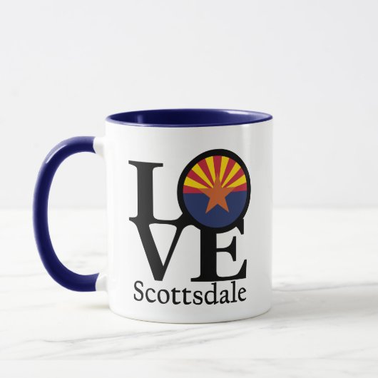 Mug LOVE Scottsdale Arizona (Gauche)