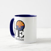 Mug LOVE Scottsdale Arizona (Devant gauche)