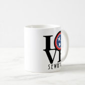 Mug LOVE Sewanee Tennessee 11oz (Devant droit)