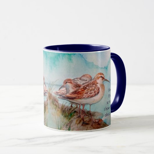 Mug Love Shore Birds (Devant droit)