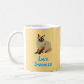 Mug Love Siamese Cats (Gauche)