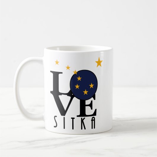 Mug LOVE Sitka Alaska 11oz (Gauche)
