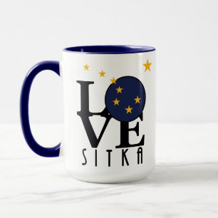 Mug LOVE Sitka Alaska 15oz