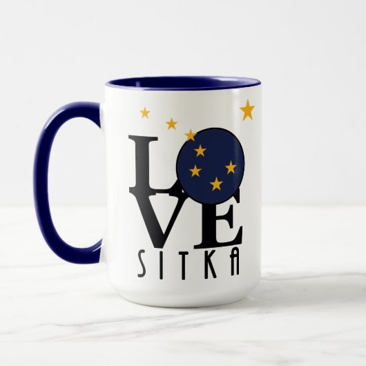 Mug LOVE Sitka Alaska 15oz (Gauche)