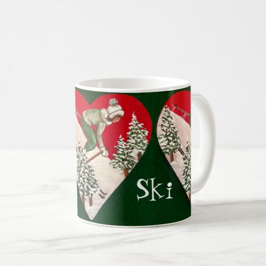 Mug Love Ski Cup (Devant droit)