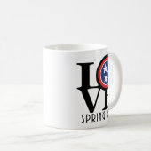 Mug LOVE Spring Hill Tennessee 11oz (Devant droit)