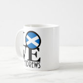 Mug LOVE St Andrews Écosse 11oz (Devant gauche)