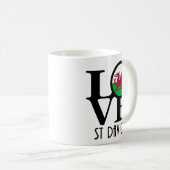 Mug LOVE St Davids 11oz (Devant droit)
