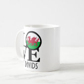 Mug LOVE St Davids 11oz (Devant gauche)