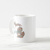 Mug Love State Of Michigan Poppies Flore Pattern (Devant gauche)