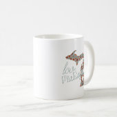 Mug Love State Of Michigan Poppies Flore Pattern (Devant droit)
