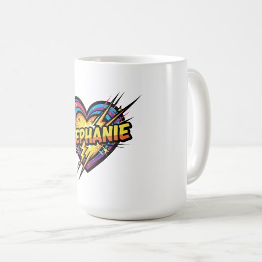 Mug Love Stephanie (Devant droit)
