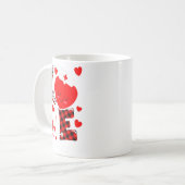 Mug Love Stethoscope Heart Nicu Nurse Valentines Day  (Devant gauche)