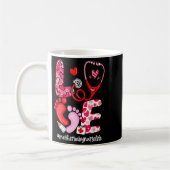 Mug Love Stethoscope Mother Baby Nurse Life Valentine  (Gauche)