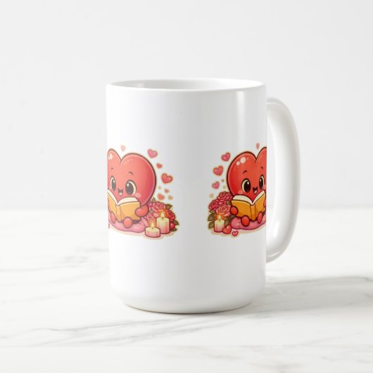 Mug Love Stories Begin Within the Heart (Devant droit)
