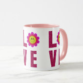 Mug Love Sunflower (Devant droit)