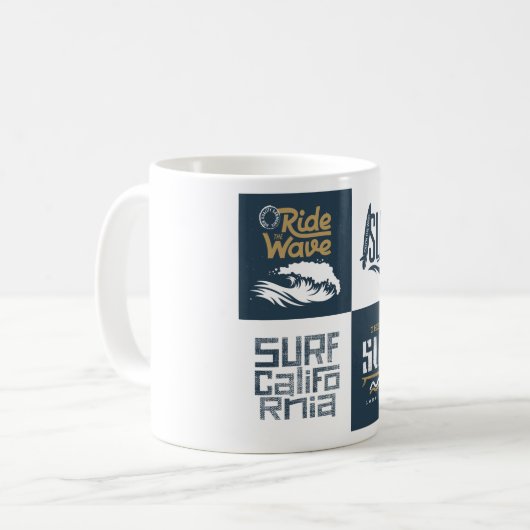 Mug Love Surfing (Devant gauche)