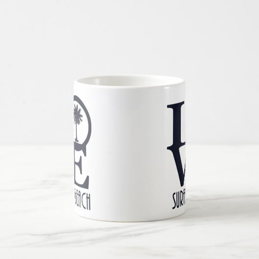 Mug LOVE Surfside Beach SC 11oz (Centre)