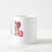 Mug Love Teacher Squad Gnome Hearts Valentines Gnome T (Devant gauche)