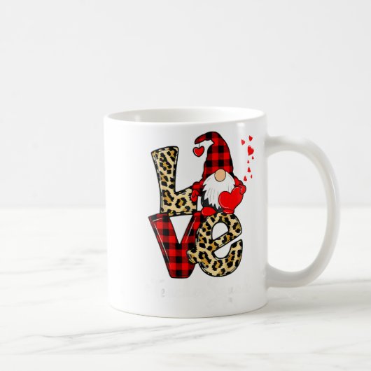 Mug Love Teacher Squad Gnome Hearts Valentines Gnome T (Droite)